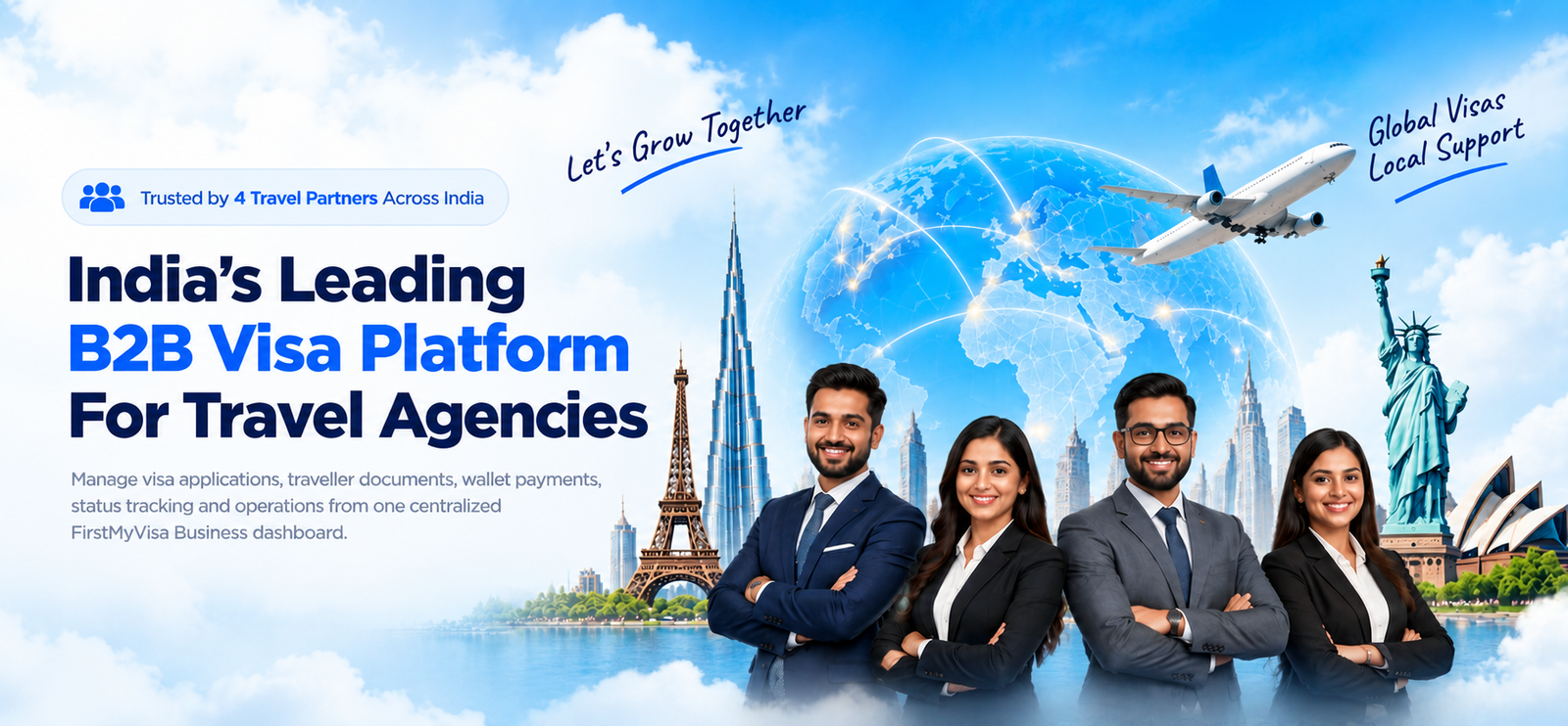 FirstMyVisa B2B visa platform for travel agencies